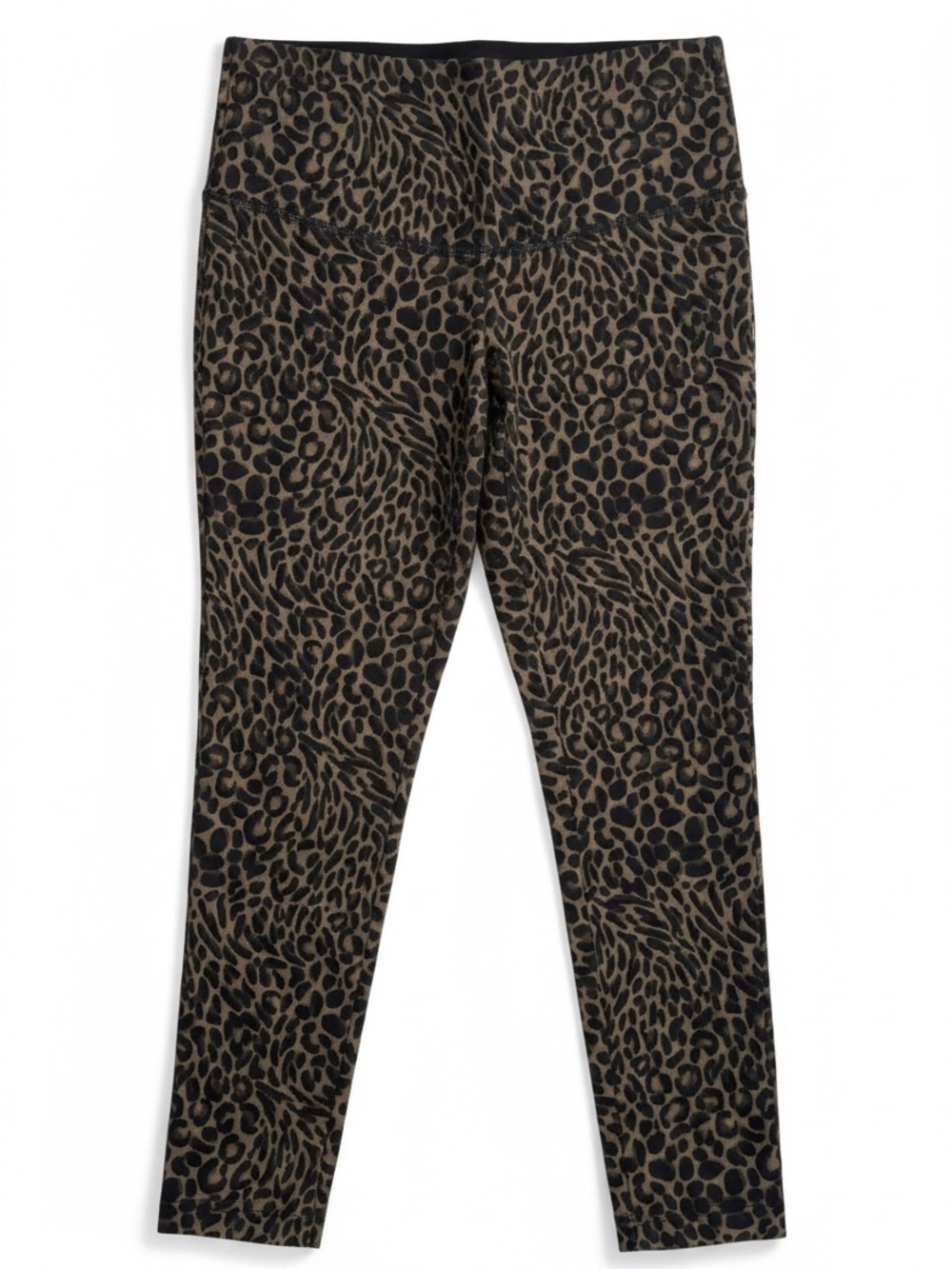 NWT Chico’s Zenergy Cheetah Leggings High Waist Deep Olive Size 1 (8/10)